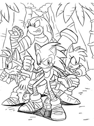 sonic tails knuckles