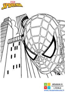 spiderman coloriage
