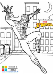 coloriage de spiderman