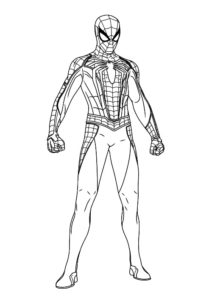 dessin spider man