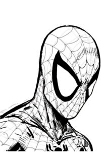 coloriage spiderman à imprimer