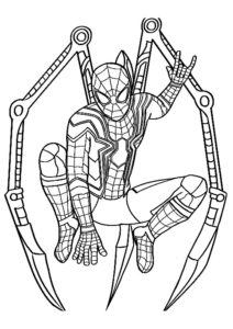 spider man dessin