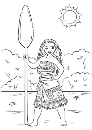 Coloriage Vaiana  nos 22 dessins à imprimer gratuitement