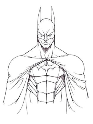 batman coloriage