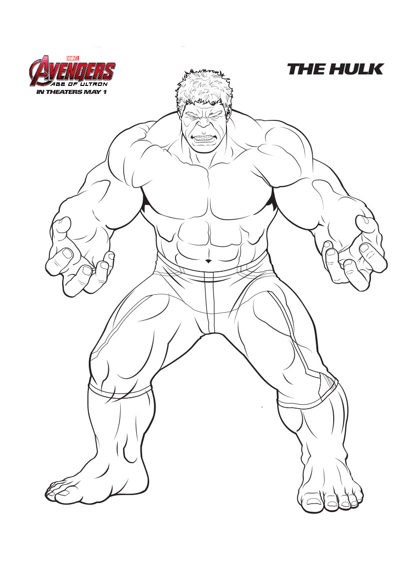 Coloriages Avengers - Feuilles imprimables gratuites pour les enfants