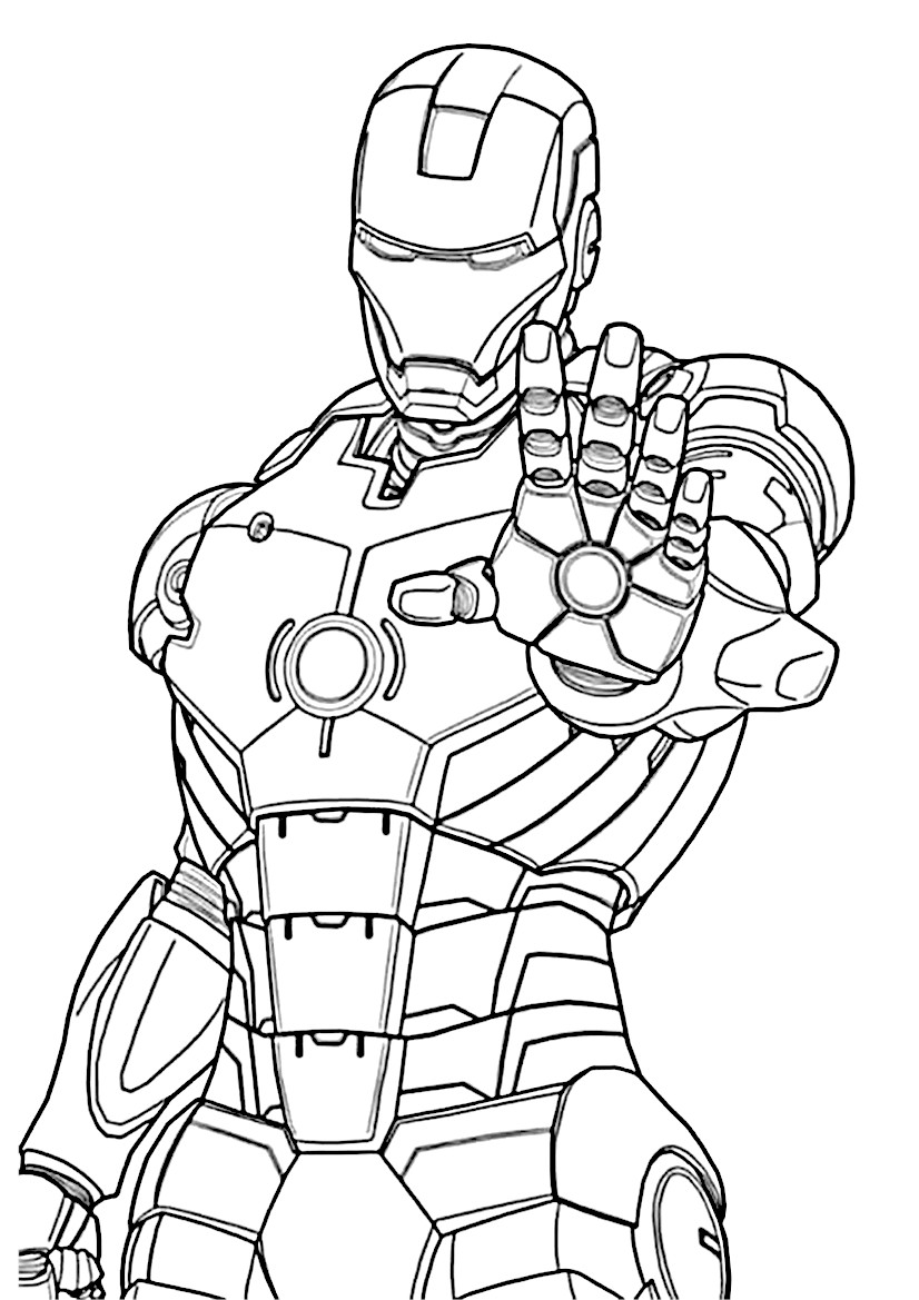 Coloriage Avengers à imprimer gratuitement