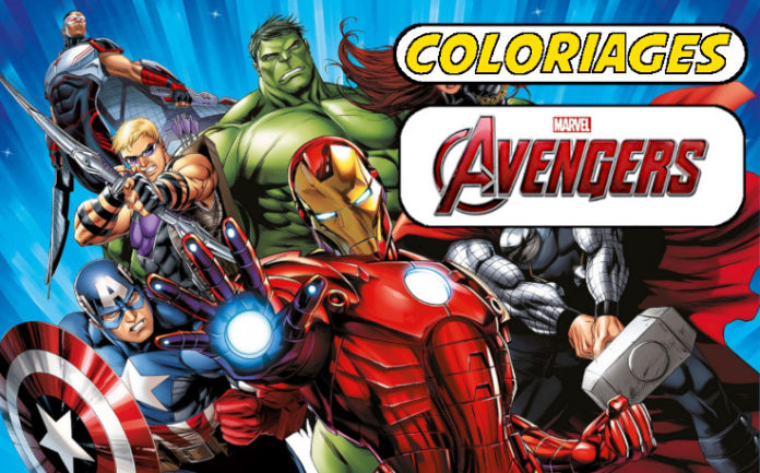 coloriage avengers