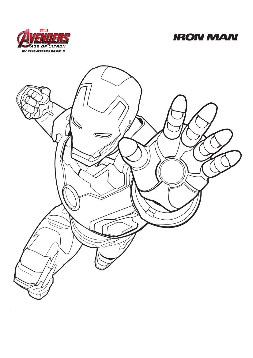 Coloriage Avengers à imprimer gratuitement