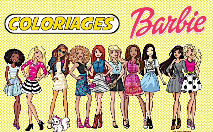 coloriage barbie