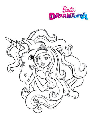 coloriage barbie