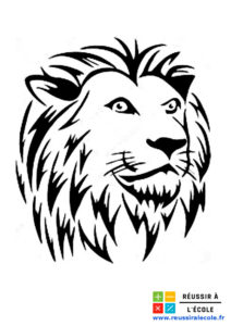 coloriage lion