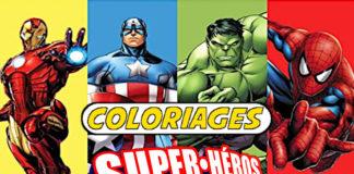 coloriage super héros