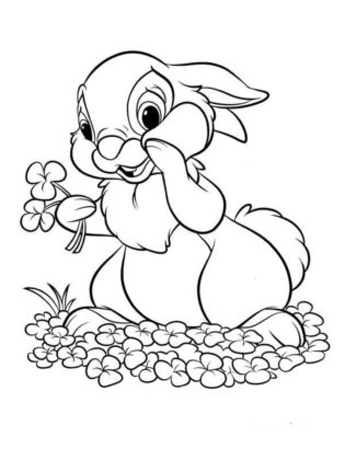 lapin coloriage