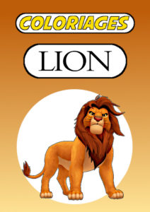 lion coloriage couleur lion coloriage couleur