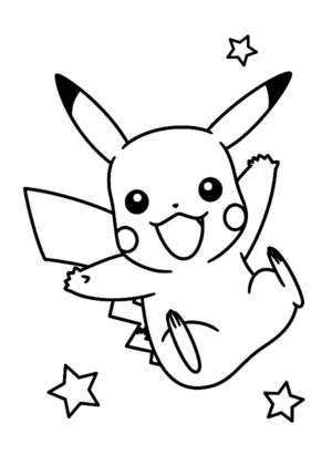 pikachu a colorier