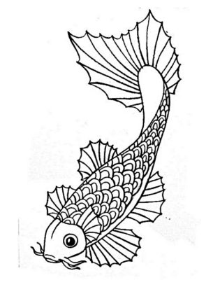 poisson coloriage