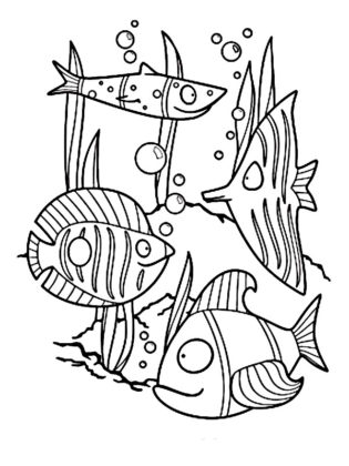 poisson coloriage