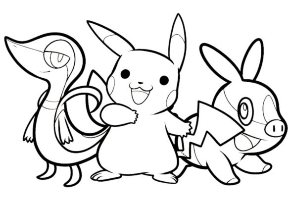 pokemon coloriage