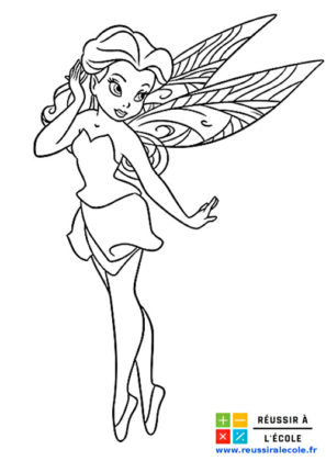 coloriage de fée
