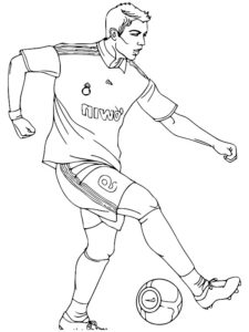 coloriage de foot