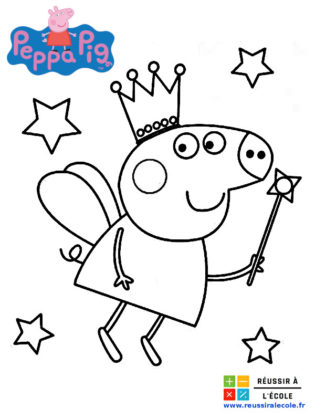 coloriage de peppa pig