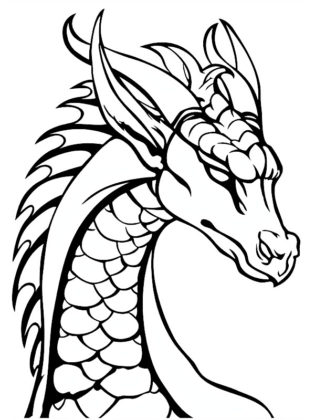 coloriage dragon