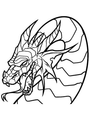 coloriage dragon