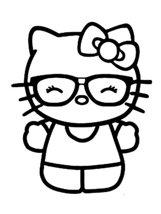 coloriage hello kitty