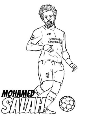 coloriage joueur de foot