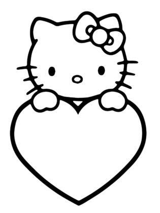 coloriage kitty