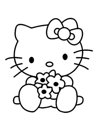 coloriage kitty