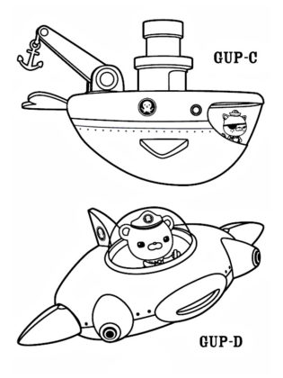 coloriage octonauts