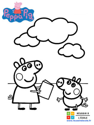 coloriage pepa pig