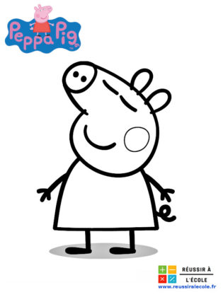 coloriage peppa pig