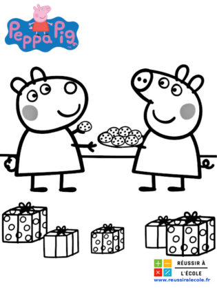 coloriage peppa pig