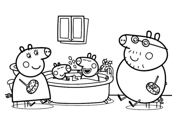 coloriage peppa pig