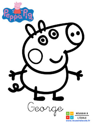 coloriage peppa pig