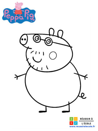 coloriage peppa pig