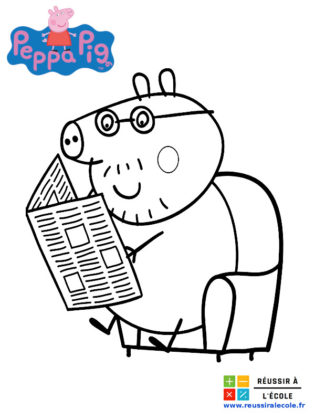 coloriage peppa pig