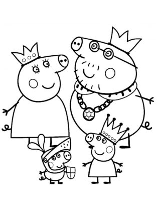 coloriage peppa pig