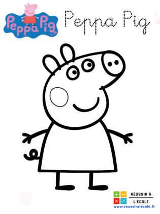 coloriage peppa pig