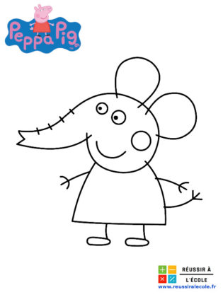 coloriage peppa pig et ses amis