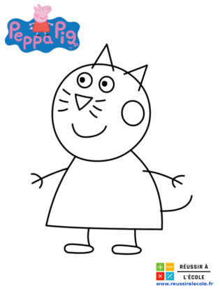 coloriage peppa pig et ses amis