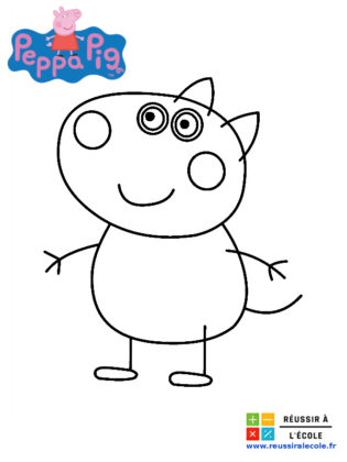 coloriage peppa pig et ses amis