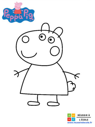 coloriage peppa pig et ses amis