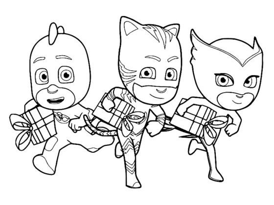 coloriage pyjamasque à imprimer