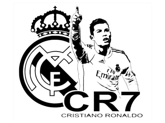 coloriage ronaldo