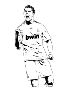 coloriage ronaldo