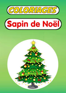 coloriage sapin de noel