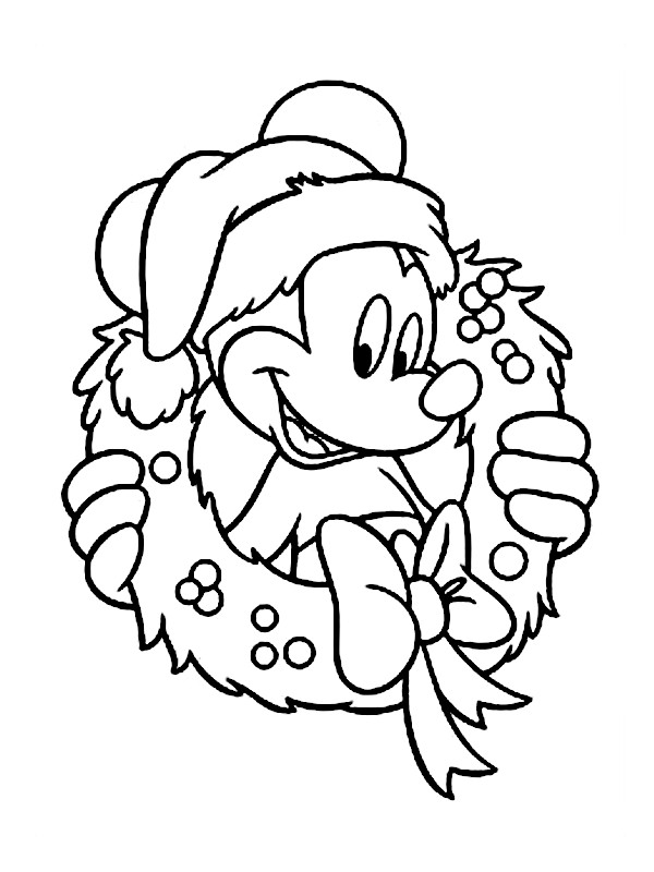 Coloriage Noel Disney Images Gratuites Imprimer